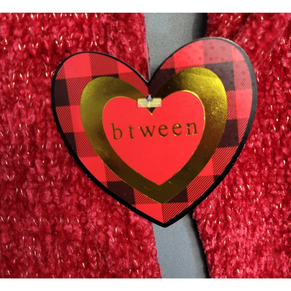 btween Sweater Girls Sz 7 Red Sequin Unicorn Pullover Holiday Sparkle Christmas - Picture 3 of 11